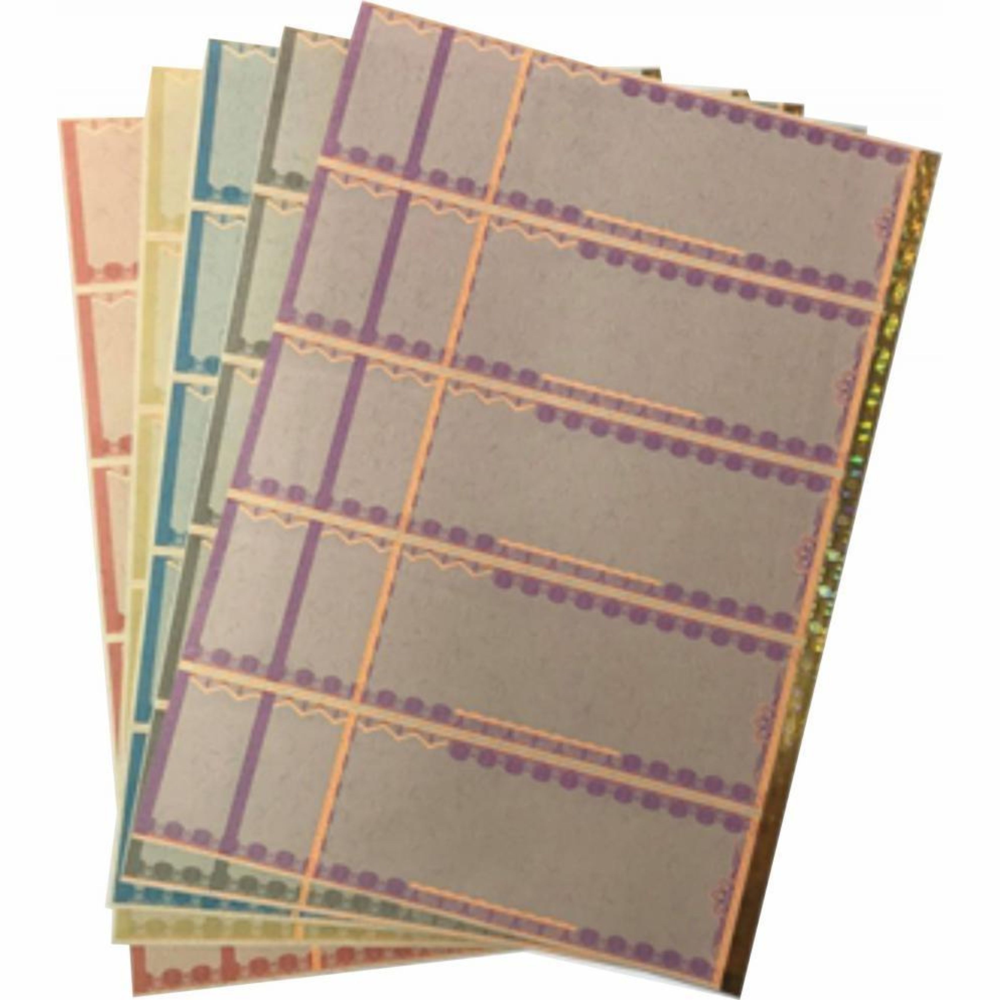Ingresso Papel Moeda 2 Canhoto 210x60mm