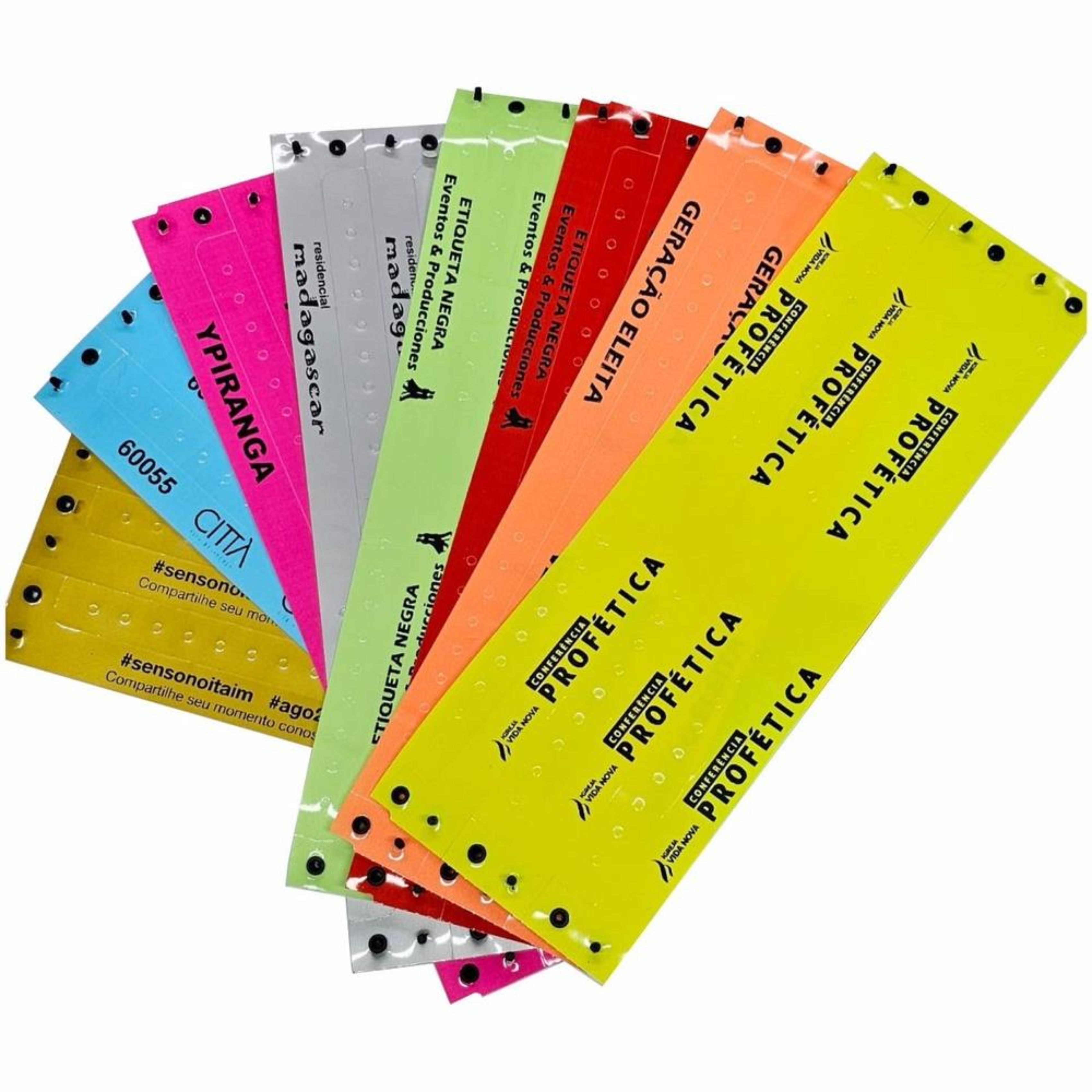 Pulseira Slin PVC com Botão